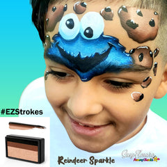 Susy Amaro's EZStrokes Collection "Reindeer Sparkle" Arty Brush Cake