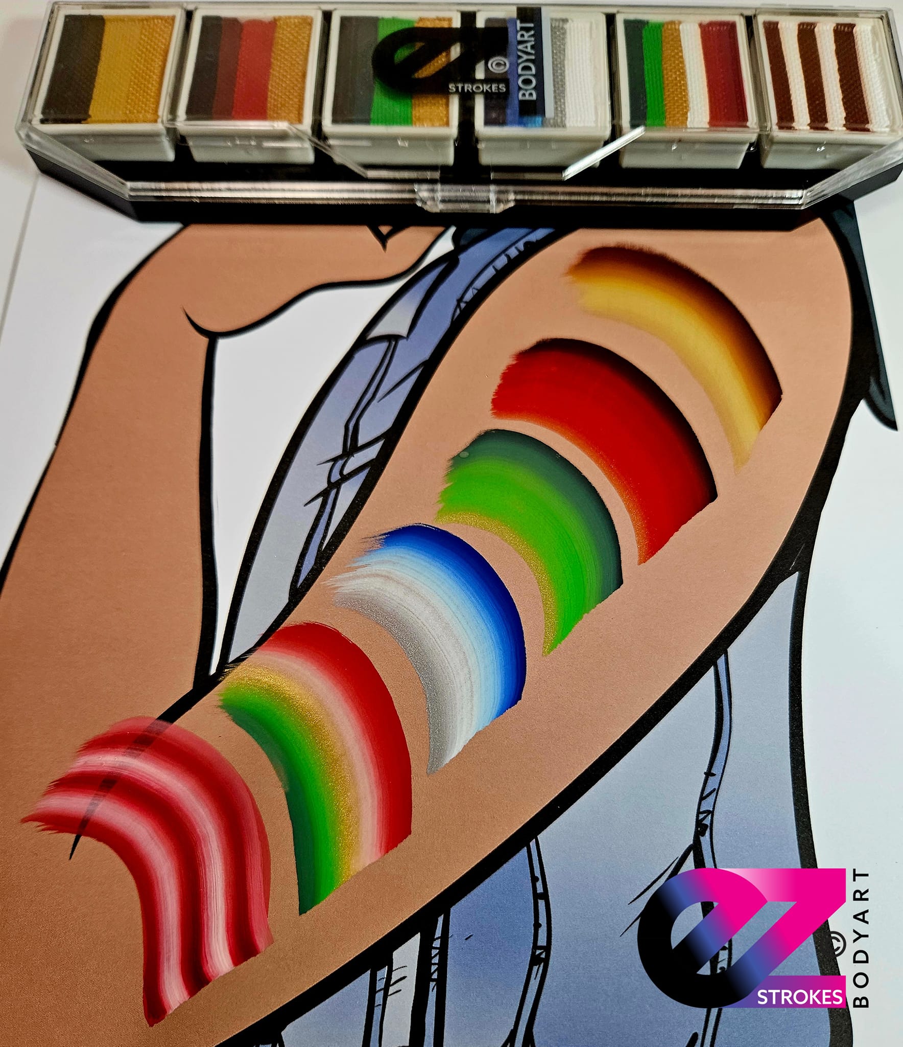 EZStrokes by Susy Amaro’s Jingle Bells Palette - Holiday Collection