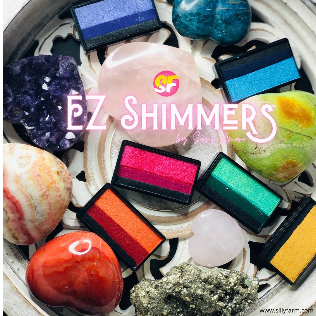 Susy Amaro's EZStrokes Shimmer Arty Brush Cake Collection