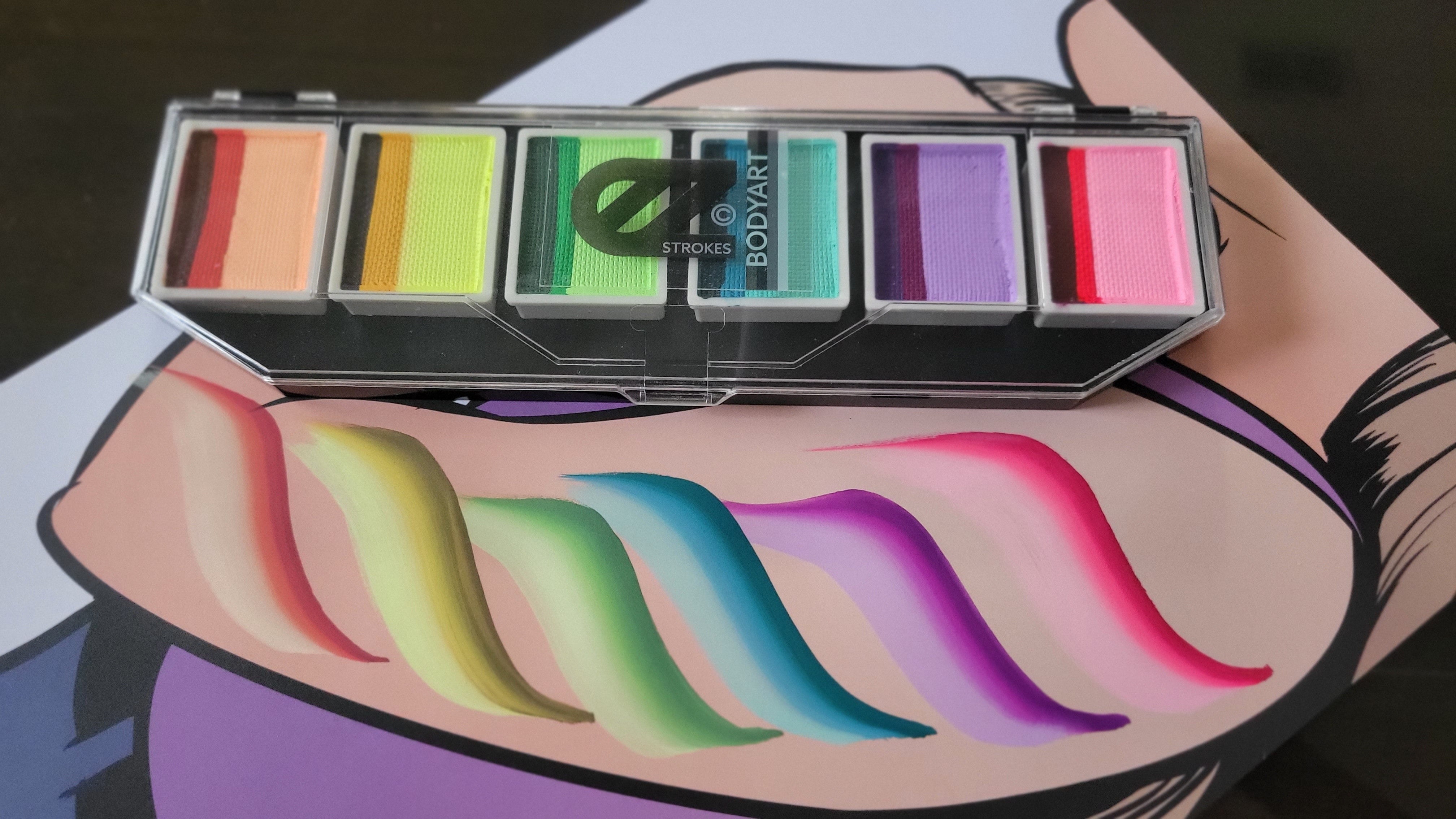 EZStrokes by Susy Amaro’s UV GLOW Cotton Candy Palette