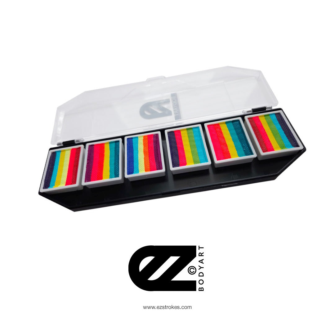 NEW! EZStrokes UV Glow - Rainbow Love Palette
