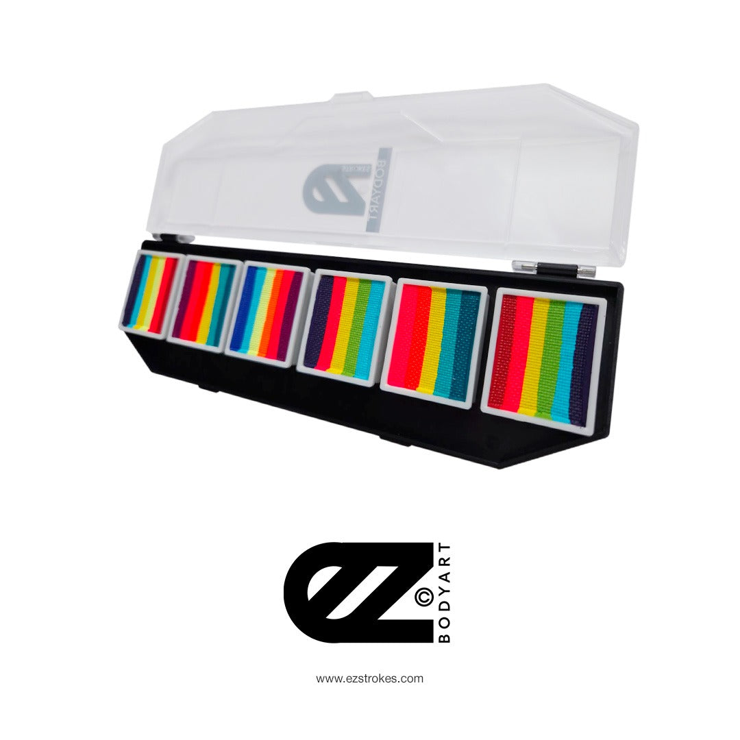 NEW! EZStrokes UV Glow - Rainbow Love Palette