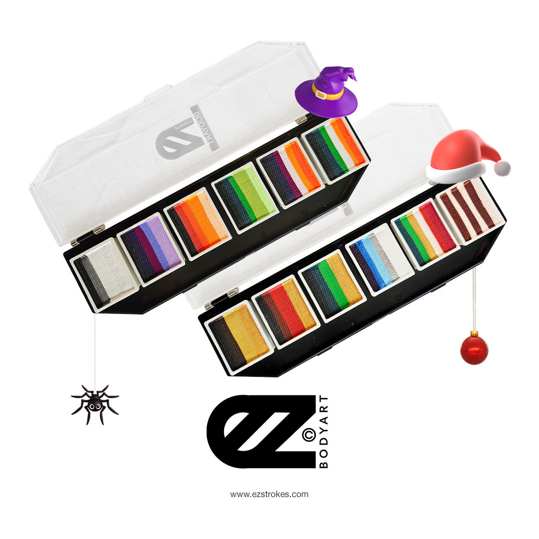 EZStrokes by Susy Amaro’s Jingle Bells Palette & Spooktacular Combo - Holiday Collection