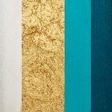 Susy Amaro's EZStrokes Golden Collection "Golden Royal Sea" Arty Brush Cake